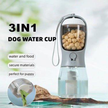 Dog Drinking Food Garbage cup